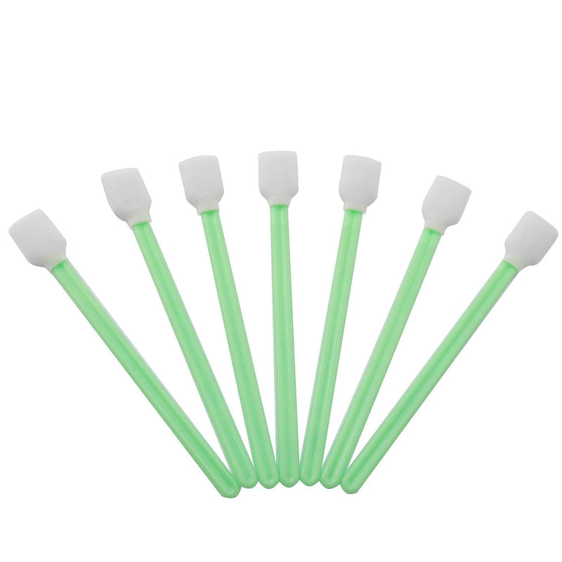 DTTRA 50PCS 5 Inch Foam Tip Cleaning Swabs Sponge Stick for Inkjet Print Head Optical Lens Gun Cleaning Solvent