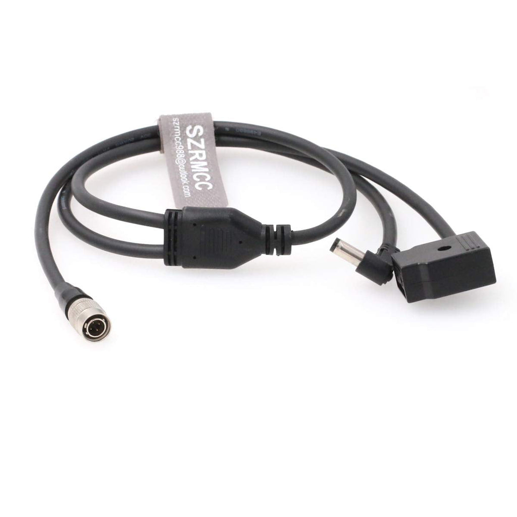 SZRMCC Hirose 4 Pin Male to DC2.5 with P-tap Y Distribution Cable for Sound Devices 688 644 633 Zoom F4 F8 Zaxcom