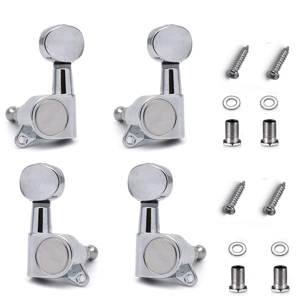 Ukulele Tuning Pegs Parts,Suits for 4 String Ukulele Soprano Tenor Uke Tuning with Thicker head. Closed Knob,Making better Chords Classial Tool