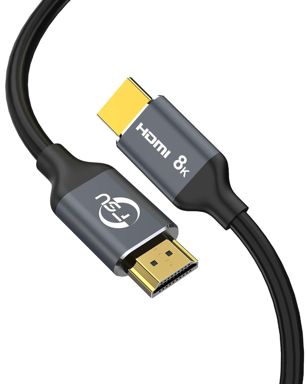 8K HDMI 2.1 Cable 3.3FT,Ultra High Speed 8K@60HZ 4K@120Hz 48Gbps Ultra HD HDMI to HDMI Cord, Support Dynamic HDR, eARC, Dolby Atmos,Compatible with Roku,Laptop,Monitor,PS4,PS5,Apple TV,Xbox&More 8K/3.3FT