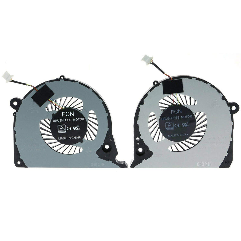 BestParts Laptop CPU GPU Cooling Fan Compatible with Dell Inspiron 7577 7588, G7-7588 G7-7577, G5 15 5587 Series Laptop P/N: DFS541105FC0T DFS2000054H0T