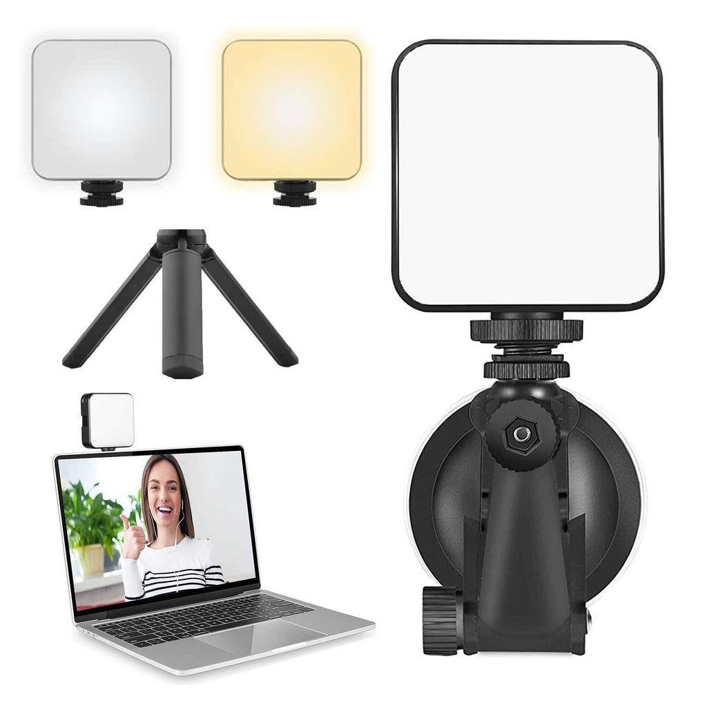 Webcam Lighting, 3-in-1 Video Conference Web Camera Light Set, Compatible for PC Computers and Laptops for Remote Working, Zoom Call Lighting, Self Broadcasting and Live Streaming