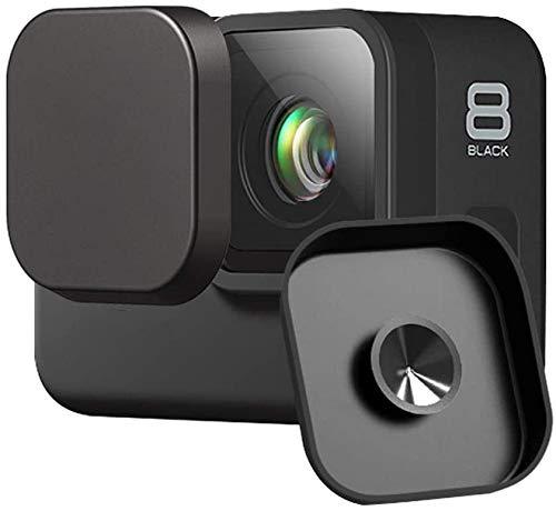 Vizemo 2 Piece Silicon Lens Cap for GoPro Hero 8/9 Black Silicone Adsorption Protective Cover Accessories (GoPro 8/9 Black)