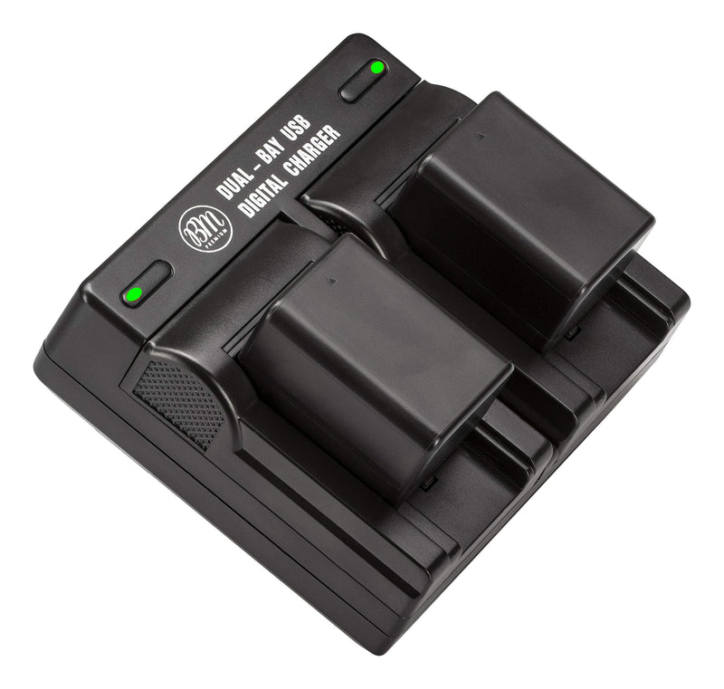 [AUSTRALIA] - BM Premium 2 Pack VW-VBK180 Batteries and Dual Bay Charger for Panasonic HC-V10 HC-V100 HC-V500 HC-V600M V700 HDC-HS40 HS60 HS80 SDR-T71 T76 Camcorder 