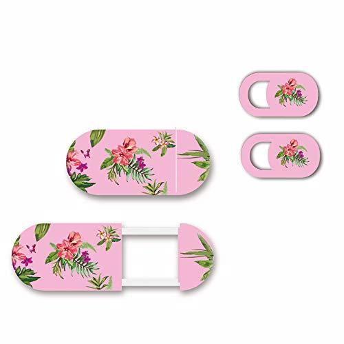 Gifts for Women,Webcam Cover Pink,Protecting Your Privacy Security & Shelter from Breath Lamp – Cute Pattern Design 丨 Fits Laptop & Desktop, PC – Ultrathin for ipad & ipadmini, iMac, Mac Mini(Flower) Flower