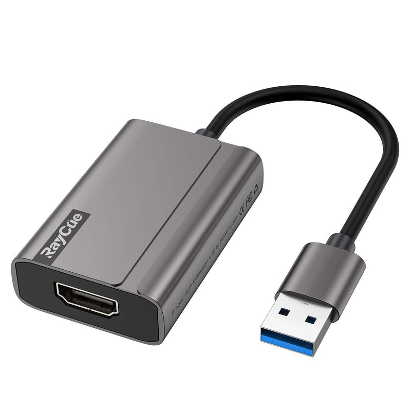 USB to HDMI Adapter, Full HD 1080P USB to HDMI Cable Video Adapter for Mac and Windows, Compatible with Windows 10/8.1/8/7, Mac OS (Not Support Linux, Unix, Android, WinXP, Vista)