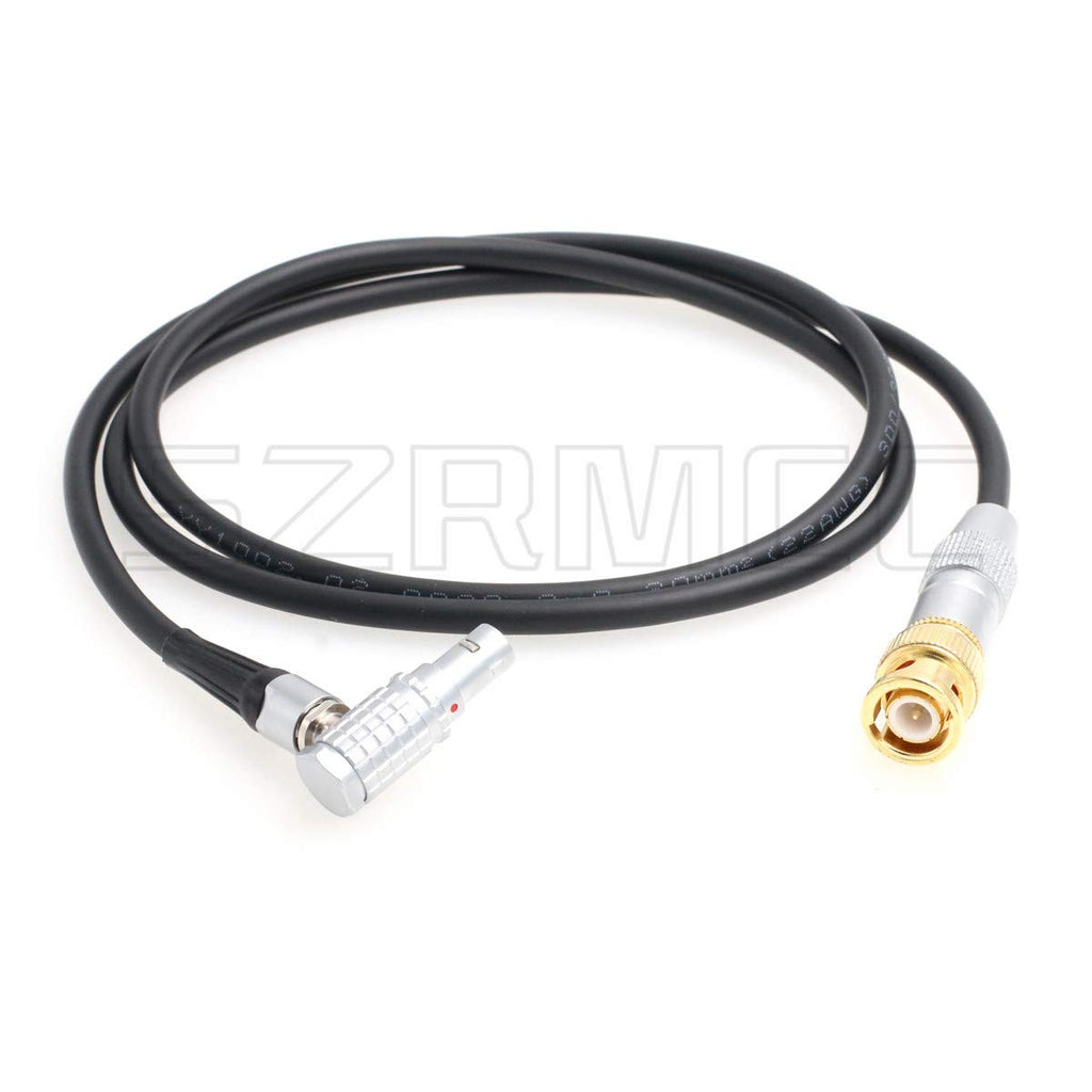 SZRMCC BNC to Right Angle 9 Pin EXT SMPTE Time Code Cable for RED Komodo Cinema Camera Right Angle 9 Pin Cable