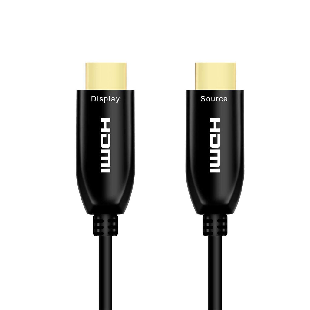 MINC HDMI Fiber Optic Cable 60 Feet, 18Gbps 4K 60Hz (4:4:4, 4:2:2, HDR10, HDCP2.2) Slim Active One-Directions Cord 60Feet