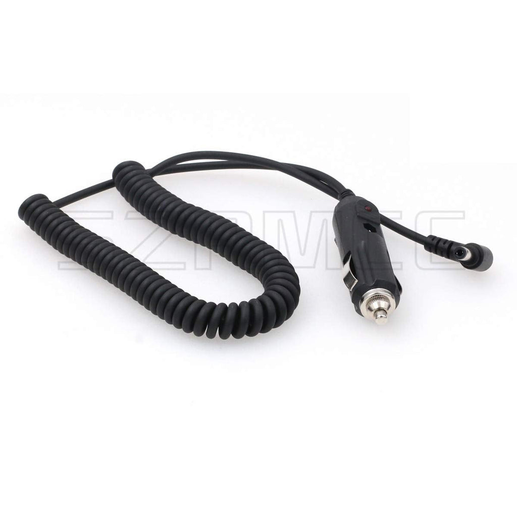 SZRMCC 12V- 24V DC 5.5 x 2.5mm Car Cigarette Lighter Power Supply Adapter Charger Cable for Portable DVD Player,Car,Truck,Bus Camera,Car DVR