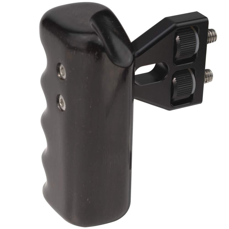JULUCKY Black Wooden Handle Grip Ebony Handle for DSLR Camera Cage (Left) Left
