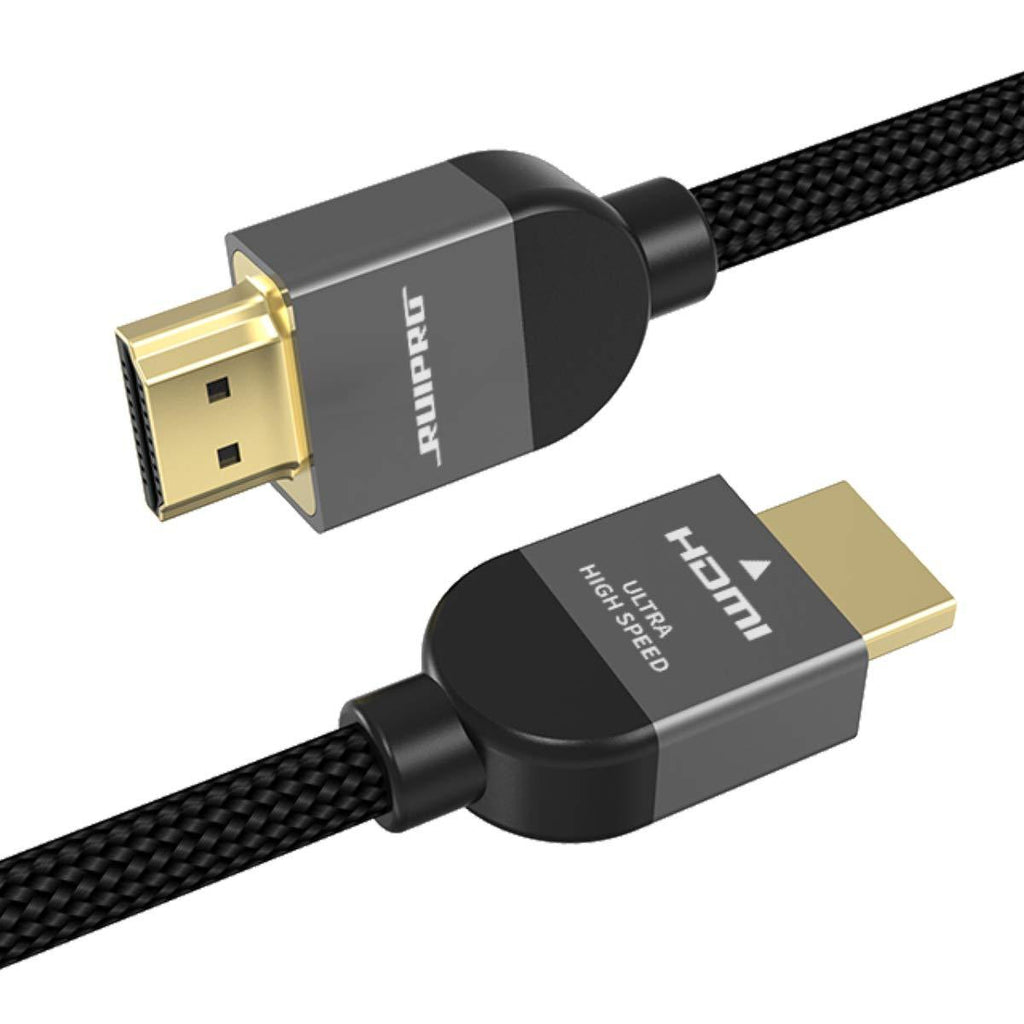 RUIPRO 8K Certified HDMI 2.1 Cable 6.5ft Ultra HD High Speed 48Gbps 8K@60Hz 4K@120Hz Dynamic HDR eARC HDCP 2.2/2.3 Suitable for LG Samsung TCL Sony RTX 3080 3090 Xbox Series X PS5 PS4 Roku (2m) 2M 8K Certified Copper
