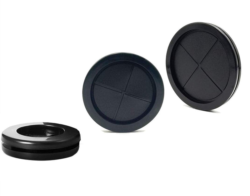 Millie Rubber Grommet,2-1/8"ID 2-1/2"Drill Hole,Hole Grommets,Rubber Hole Plug,Synthetic Rubber Grommets Wire Protection Firewall Hole Plug, Round