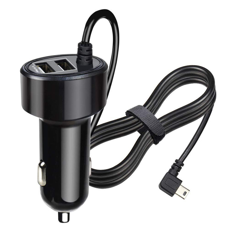 Car Charger Adapter for Garmin Nuvi, Replacement Vehicle Power Cable Cord for Garmin Nuvi GPS(for Power Only No Traffic Signal)