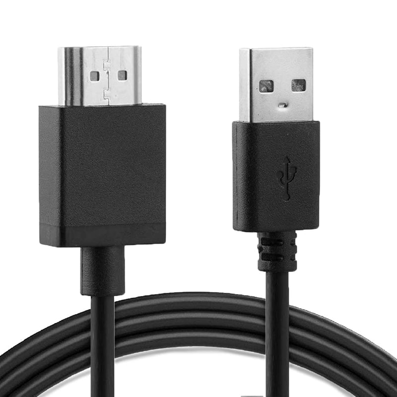 USB to HDMI Cable, HDMI to USB Cable, USB 2.0 Male to HDMI Male Charging Cord Replacement Charge Cable Compatible for All HDMI Devices (5.9ft, Only for Charging, No Video Transfer Function) 1.8m