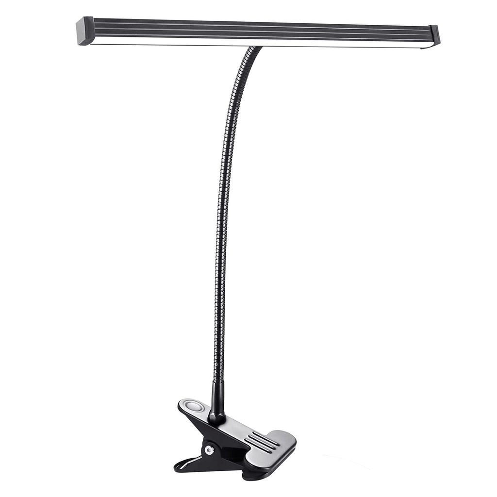 LED Piano Lamp, CELYST Music Stand Light with Clamp, 3 Lighting Modes, 10 Brightness Levels, 5W Flexible Gooseneck Piano Light for Upright Piano, Grand Piano, Electric Piano, Painting, Reading