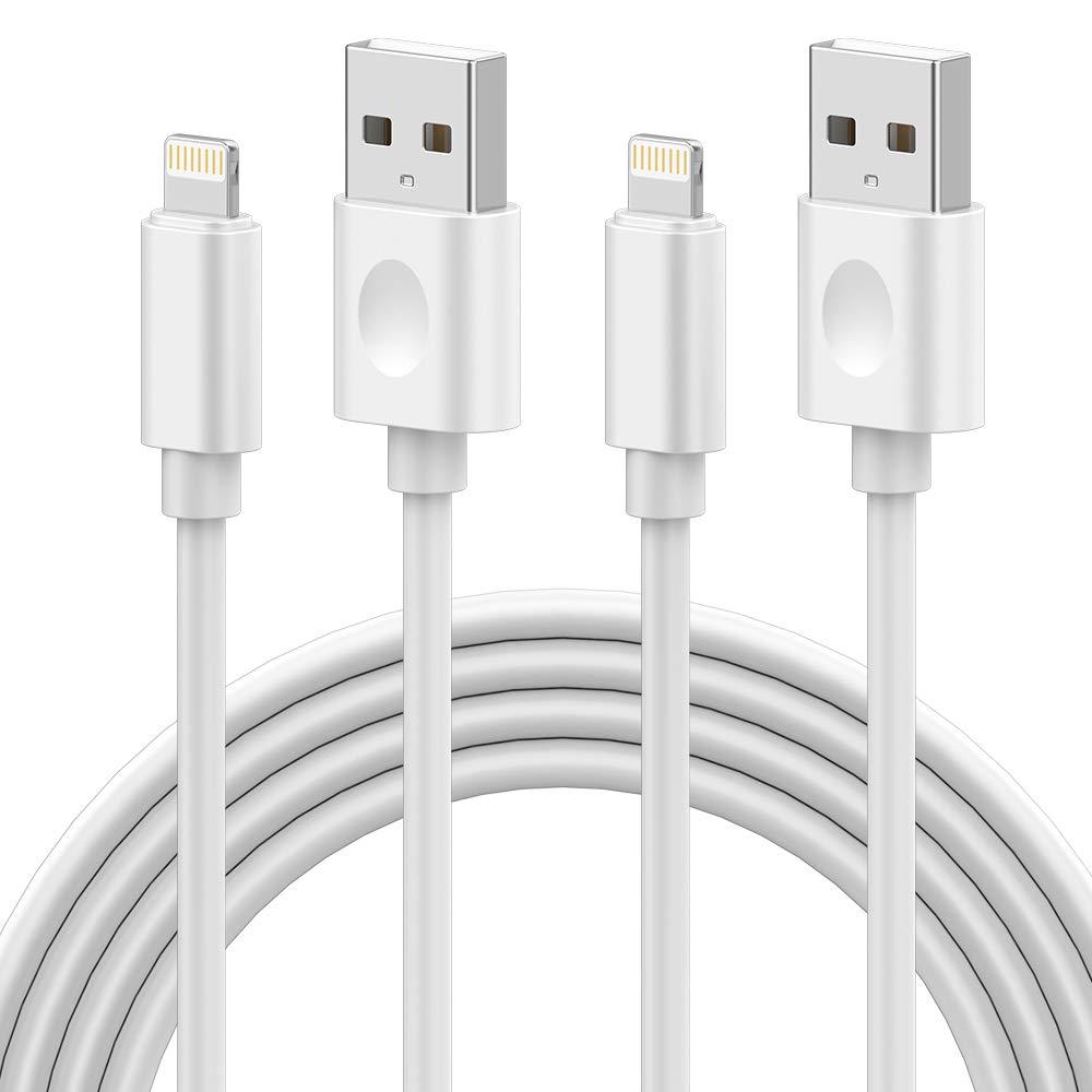 iPhone Charger, [Apple MFi Certified] Lightning Cable 2Pack 6ft Fast Charging High Speed Data Sync Lightning to USB A Phone Cord Compatible with iPhone 12 11 Pro Max XS MAX XR XS X 8 7 Plus SE iPad