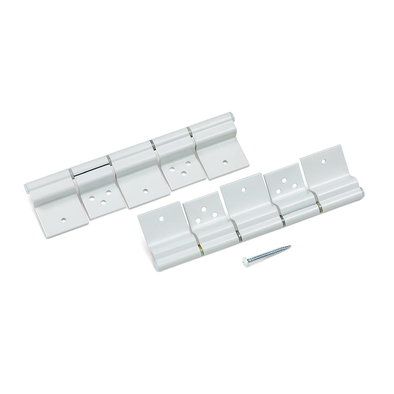 Lippert RV Entry Door Friction Hinge Kit for 5th Wheel, Travel Trailer and Motorhome White