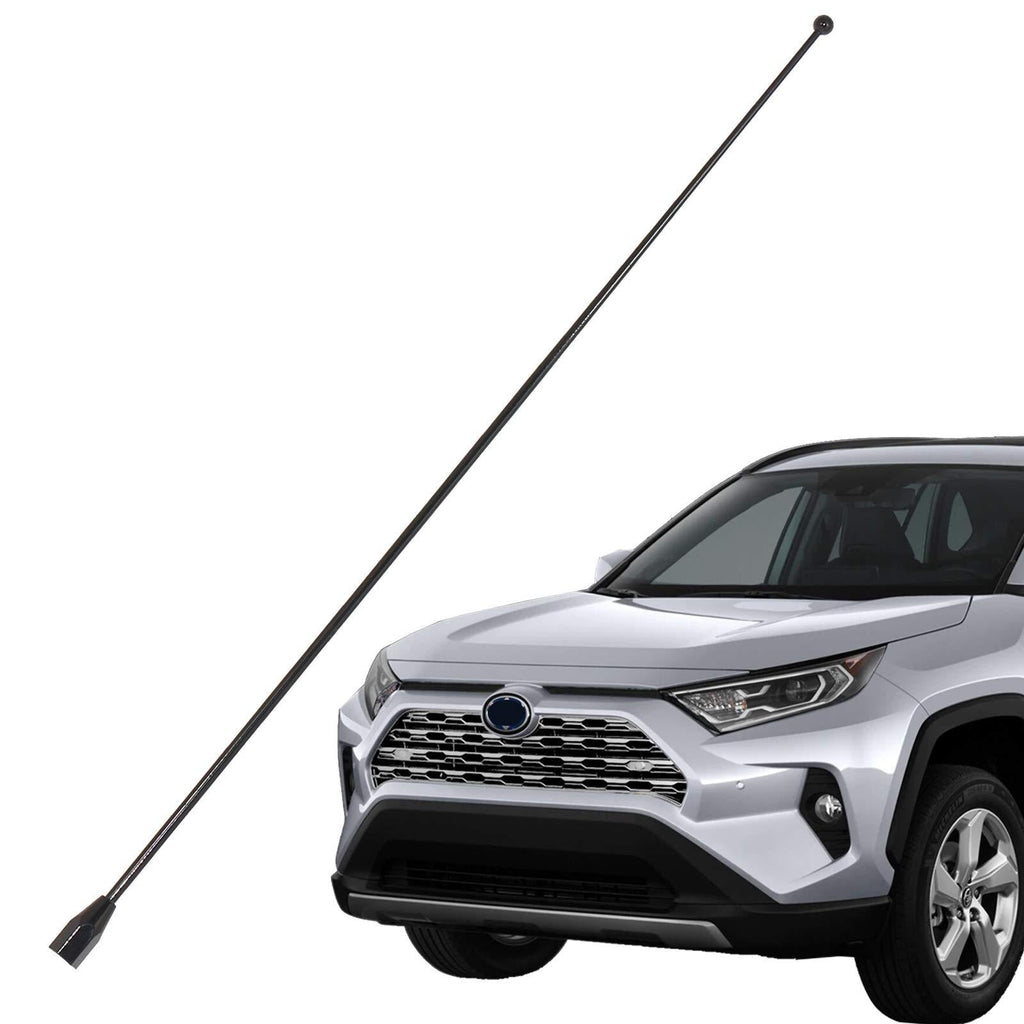 Anina 15" Stainless Steel Antenna Mast Compatible with 1980+ Ford F150,F250,Tacoma for 1990-2020 Toyota Tacoma, Tundra, RAV4, Highlander, FJ Cruiser, 4 Runner, Sienna, T100 for Radio Reception 15 Inch