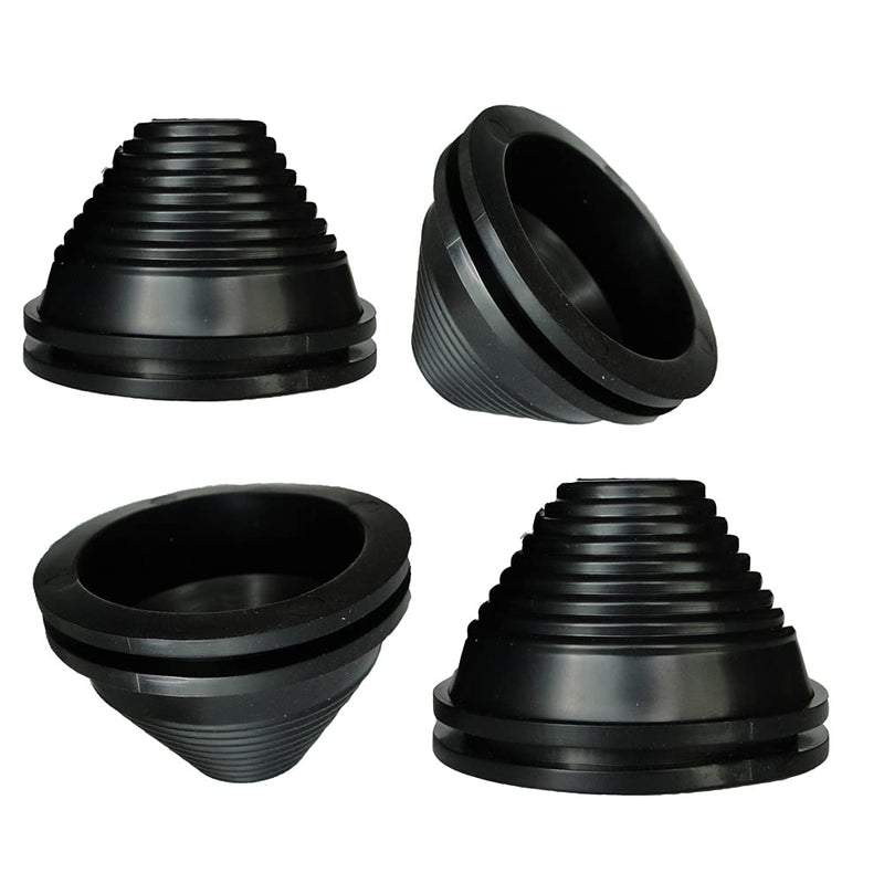 [AUSTRALIA] - 4PCS Firewall Plug Grommet Synthetic Wire Protection, Hole Grommets 2.1" ID 2.3" Drill Hole Black-1 4Pcs 