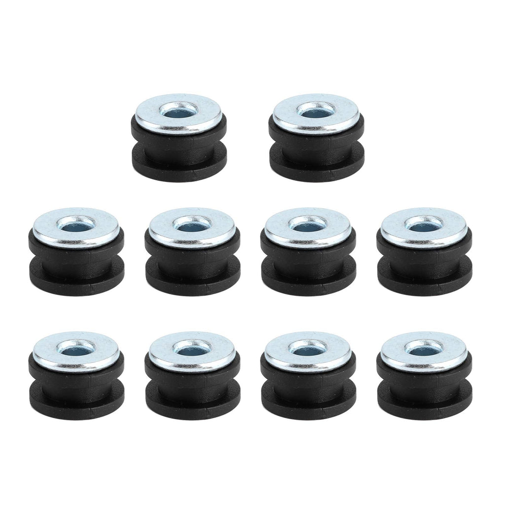 Motorcycle Rubber Grommets, Motorcycle Rubber + Steel Grommets Kit Replacement Accessories Motorcycle Grommets Kit for Fairings Cowling rubber grommet selection