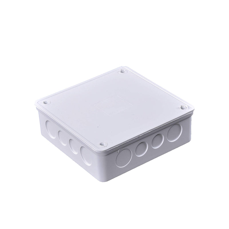 [AUSTRALIA] - DJC Supply Co. 6" x 6" x 3" PVC Plastic Junction Conduit Box with 3/4" & 1" Pre molded Holes 6" x 6" x 3" 