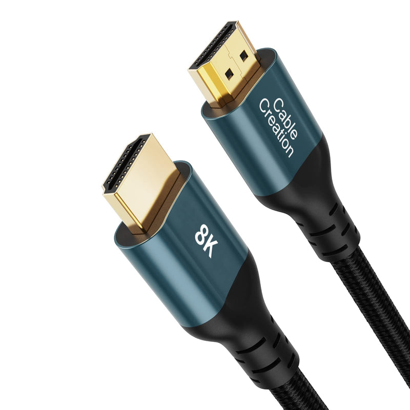 [AUSTRALIA] - HDMI Cable 8K, CableCreation HDMI for PS4 (48Gbps, 8K/60Hz) - 6.6 Feet, Xbox Series X HDMI Cable, eARC HDR HDCP 2.2 2.3 with PS5 PS4, Xbox Series X, MacBook Pro 2021, Roku TV, Sony TV, Samsung TV 6.6ft Blue 