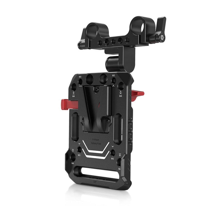 SMALLRIG V-Lock Mount Battery Plate with with 15mm Rod Clamp & Adjustable Arm - 2991