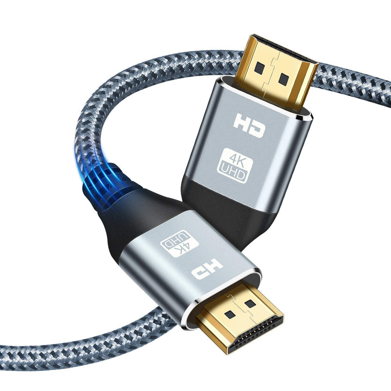 HDMI Cable 4K 6 Foot,High Speed 18 Gbps HDMI 2.0 Cable,4K 60HZ HDR, HDCP 2.2/1.4, 3D, 2160P,1080P 28AWG HDMI Cord,Ethernet Dolby & ARC for UHD TV,Monitor, PS5,PS4/3, Xbox One, Apple TV & Roku,Samsung 6.6ft