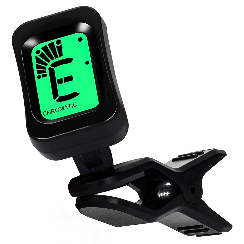 Guitar Tuner Professional Clip On Tuner Accurate&Quick Chromatic Tuner Clip with LCD display Vibration Guitar Tuner for Acoustic Electric Guitar Ukulele Bass Violin Mandolin Banjo