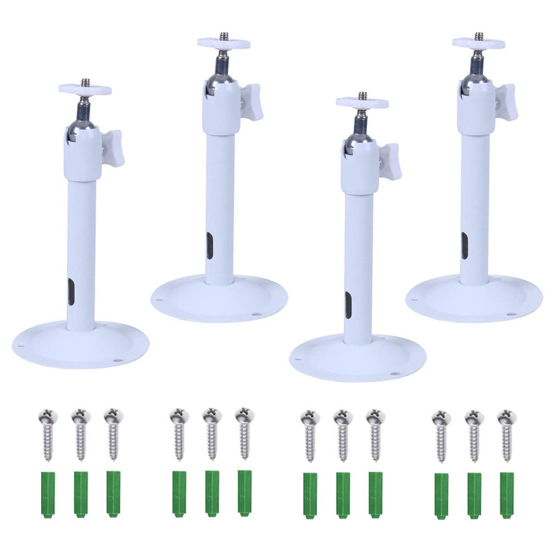 Folgtek Universal Camera Wall Mount Ceiling Mount Tree Holder, Hunting Camera Accessories (White-4pcs Long)