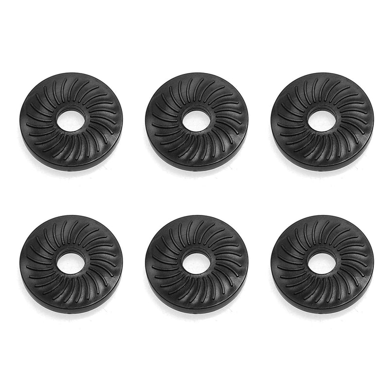 Maxmoral 6PCS Enhance Friction Rubber Pads Rubber Washers with 1/4" Screw Hole for Camera & Accessories Protection, Shorten Long Camera Screw Shaft