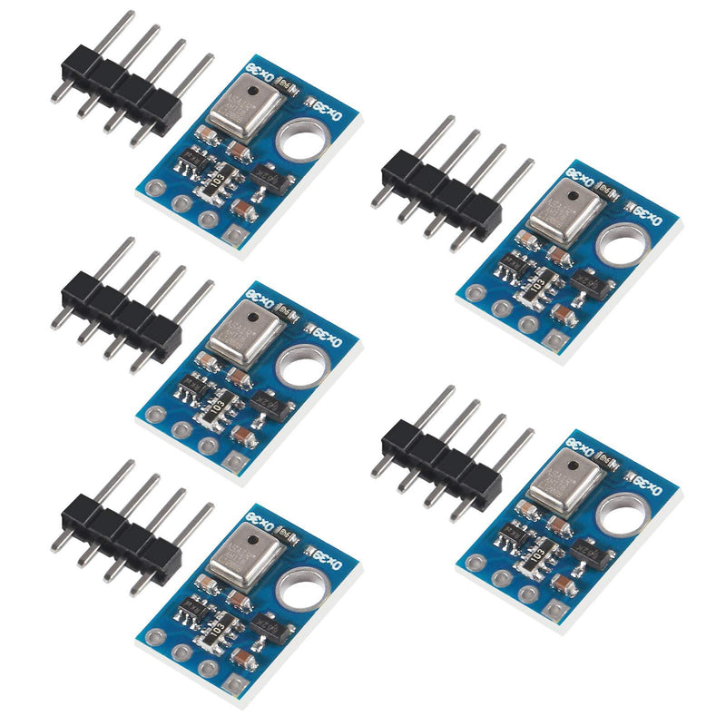 AITRIP 5pcs AHT10 High Precision Digital Temperature and Humidity Sensor Measurement Module I2C Communication Replace DHT11 SHT20 AM2302