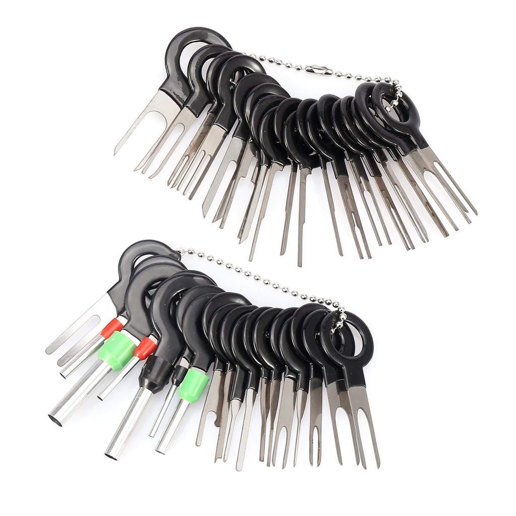 X AUTOHAUX 36pcs Car Terminal Removal Tool Auto Wire Connector Terminals Removal Repair Key Tools