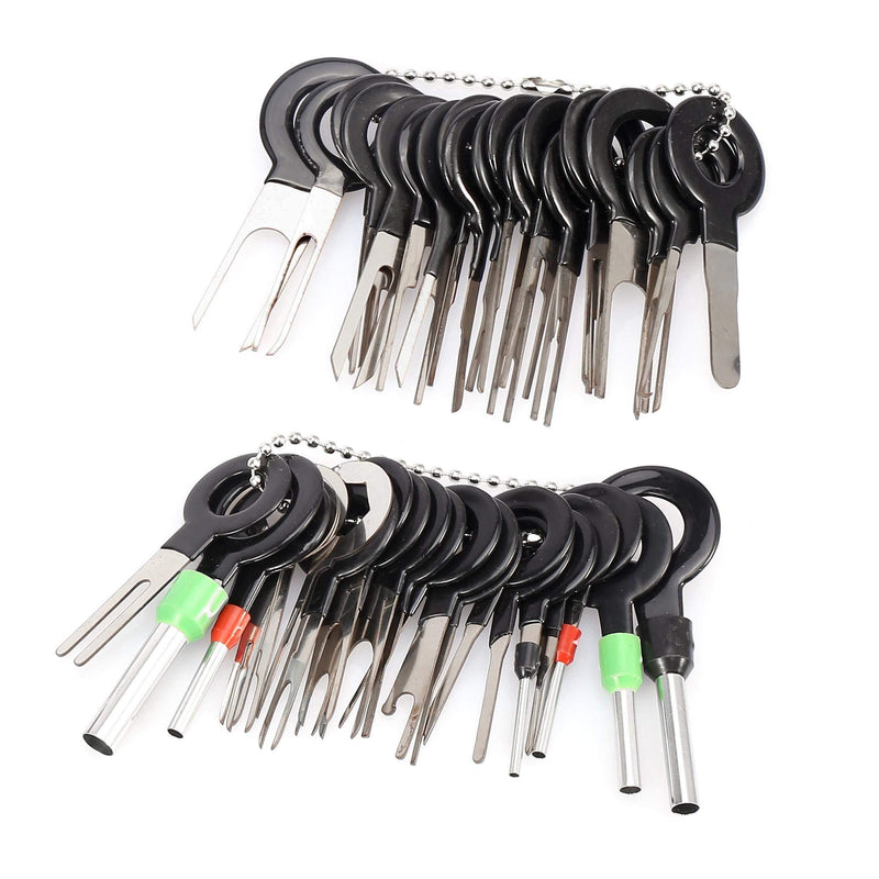 X AUTOHAUX 41pcs Car Terminal Removal Tool Auto Wire Connector Terminals Removal Repair Key Tools