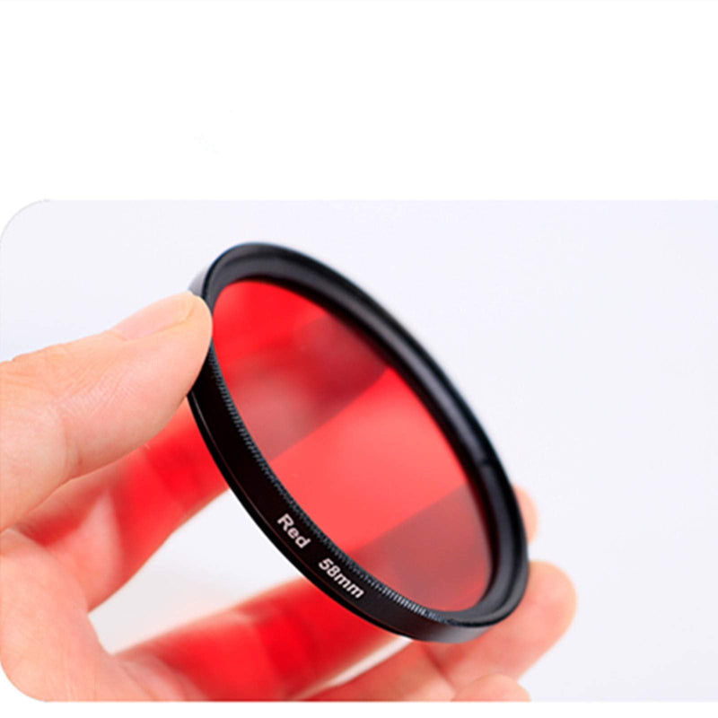 40.5mm Red Filter,Red Circular Screw-in Color Filter 40.5mm
