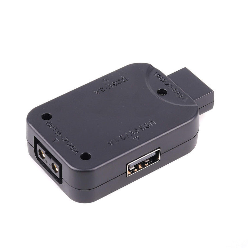 FOTGA Mini Male to Female D-Tap Connector B Type to DC USB 5V DC 8V Output Power Converter