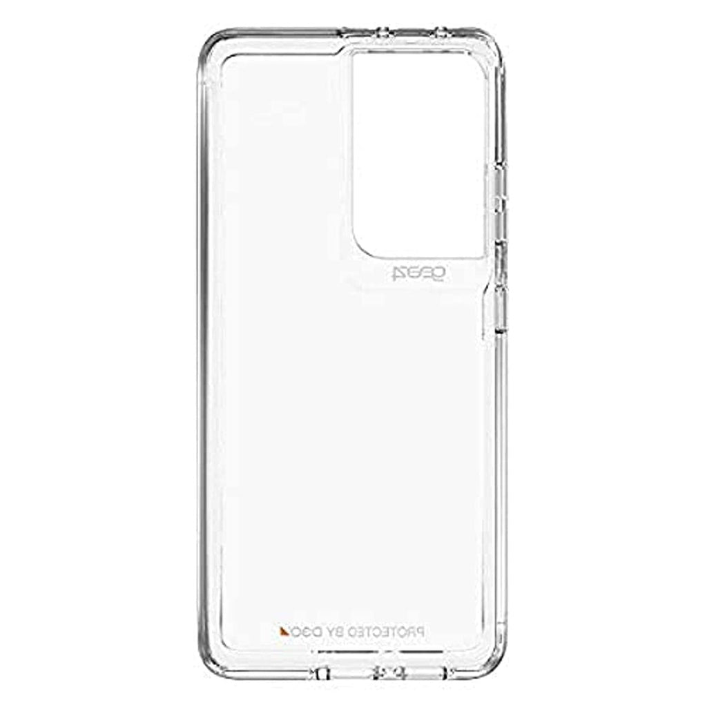 ZAGG Gear4 Crystal Palace Case with The Clearest, thinnest, Most Advanced Impact Protection Material in The World [D3O Crystalex - Made for Samsung Galaxy S21 Ultra 5G - Clear (702007307)