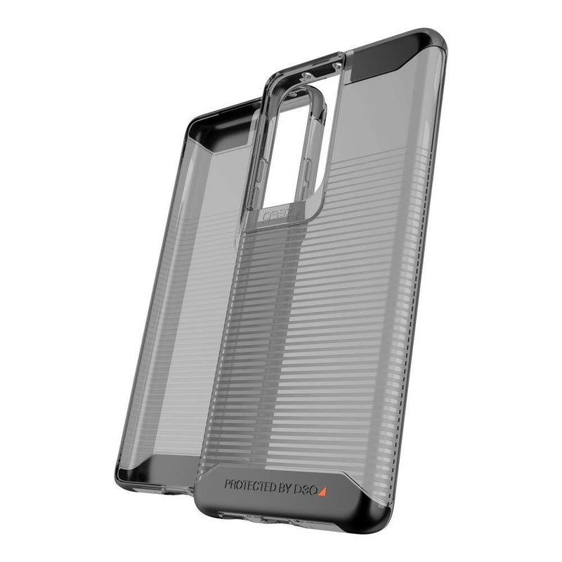 ZAGG Gear4 Havana Case - Lightweight, Stylish case with top, Bottom and Corner Protection with D3O - for Samsung Galaxy S21 Ultra 5G - Smoke (702007328)