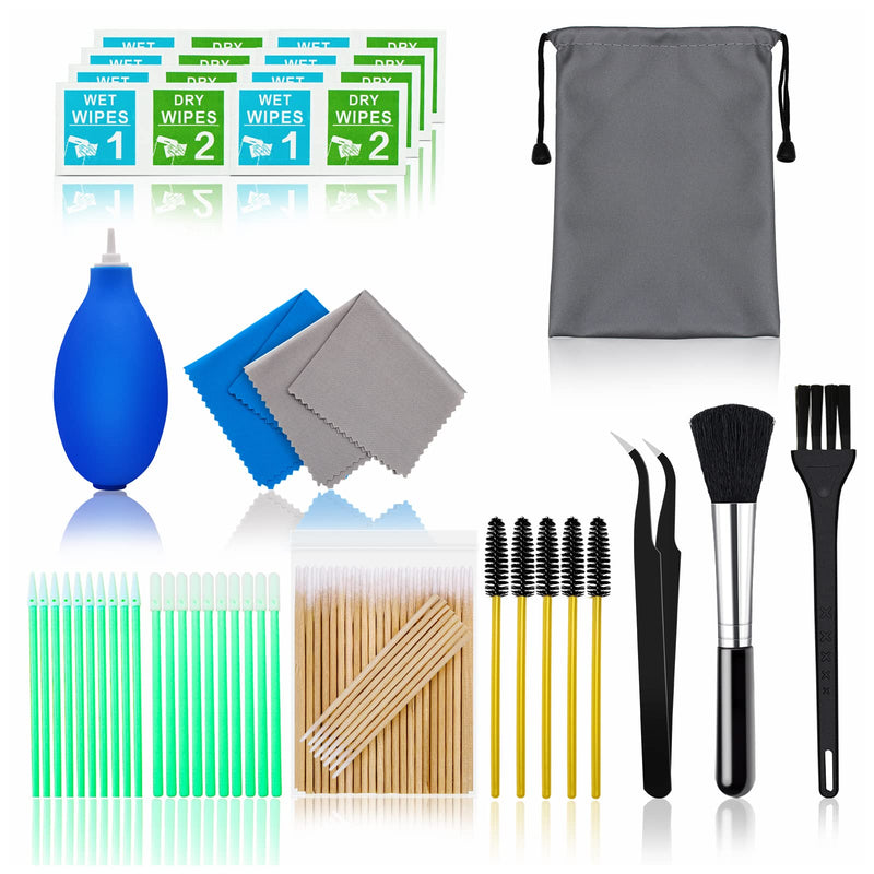 Phone Cleaning Kit, Airpods pro Cleaning Kit, iPhone Speaker Cleaner, Eyeglass Cleaner, Electronic Devices Cleaning kit, Compatible with Airpod Airpods pro Earbuds Earphones Camera