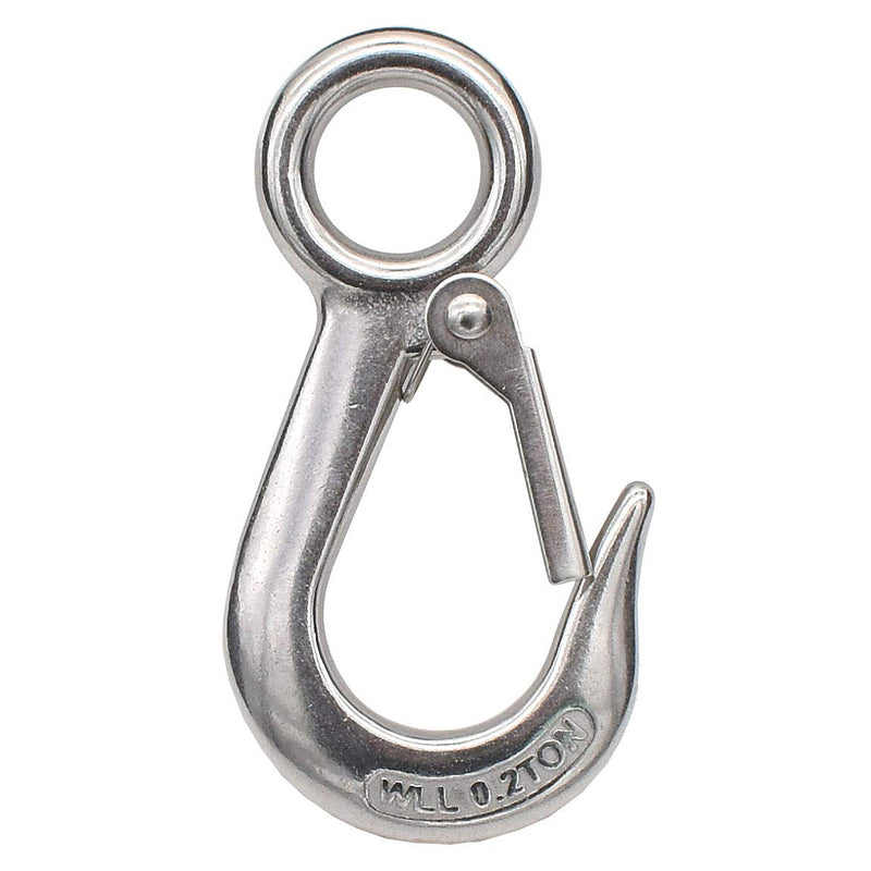 Alele Grab Hooks,Slip Hooks,304 Stainless Steel Lifting Hook Rigging Accessory,440 lbs.Work Load (Grab Hooks 0.2t) Grab Hooks 0.2t