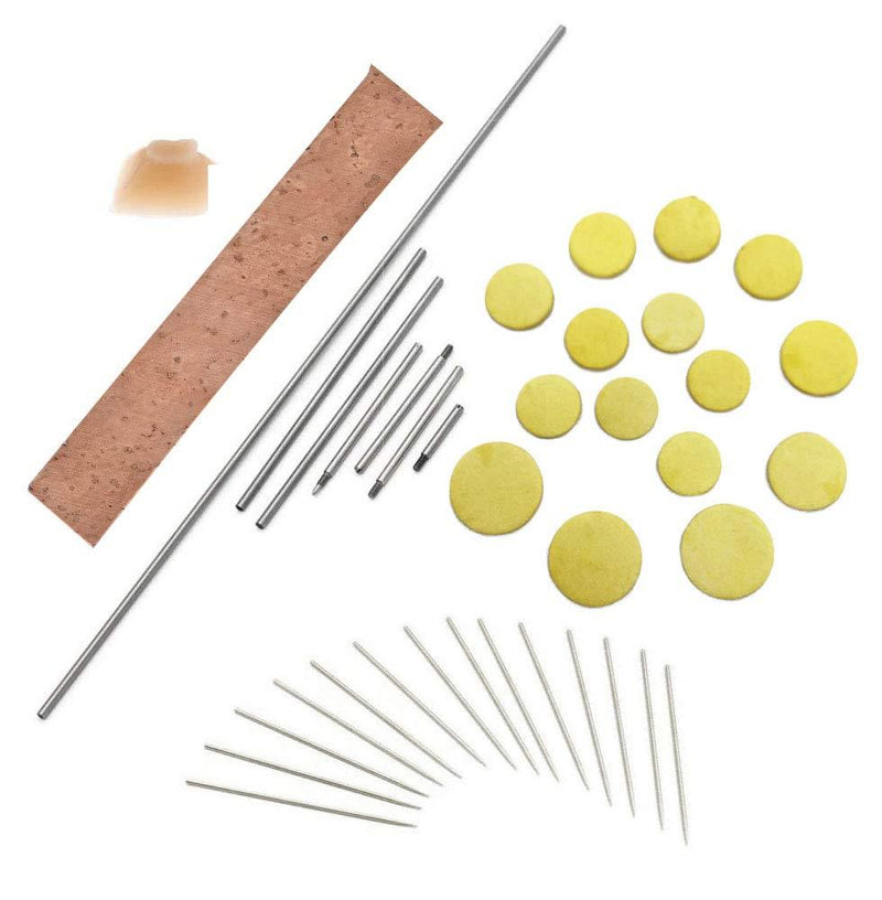 Jiayouy Piccolo Repair Tools Replacement Kit Set Including Piccolo Springs Rollers Spring Needles Pads Instrument Accessory