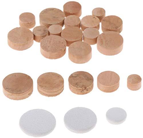Jiayouy 23 Pieces Oboes Pads Replacement Set Oboe Accessories Sound Hole Cork Woodwind Repair Parts
