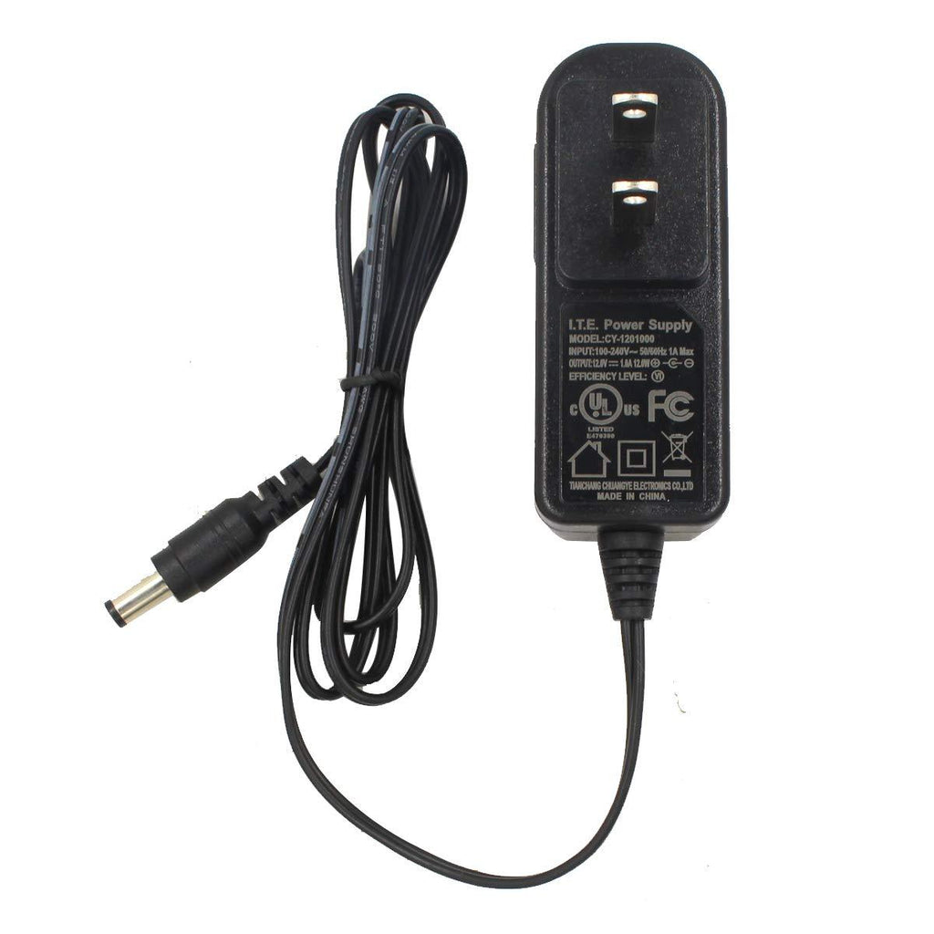 AC to DC 12V 1A 12W Power Supply Adapter, Plug 5.5mm x 2.1mm for IP Camera IPC, UL Listed FCC