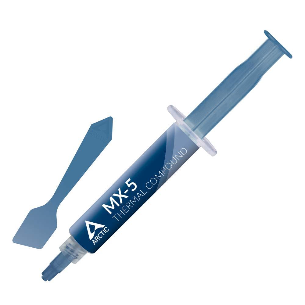ARCTIC MX-5 (8 g, Incl. Spatula) - Quality Thermal Paste for All CPU Coolers, Extremely high Thermal Conductivity, Low Thermal Resistance, Long Durability, Metal-Free, Non-Conductive, Non-capacitive 8 g (incl. Spatula)