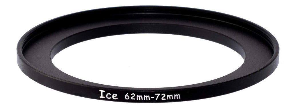 ICE 62mm to 72mm Step Up Ring Filter/Lens Adapter 62 Male 72 Female