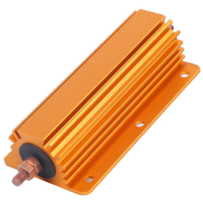 Dpofirs 200W 8Ohm 8R Aluminum Case Wirewound Resistor, High Power Chassis Mounted Resistor, Industrial Eletrical Equipment Supplies