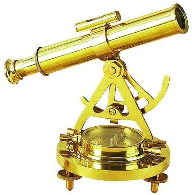 Brass Telescope Compass Feel The Distant Objects Nearer 6"