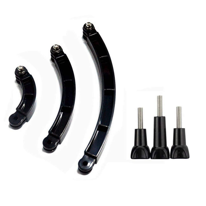 3 in 1 Extension Pivot Arm Adjustable Monopod Bracket Compatible with GoPro Hero 9, 8, 7, 6, 5, 4, Session, 3+, 3, 2, 1, Hero (2018), Fusion Cameras