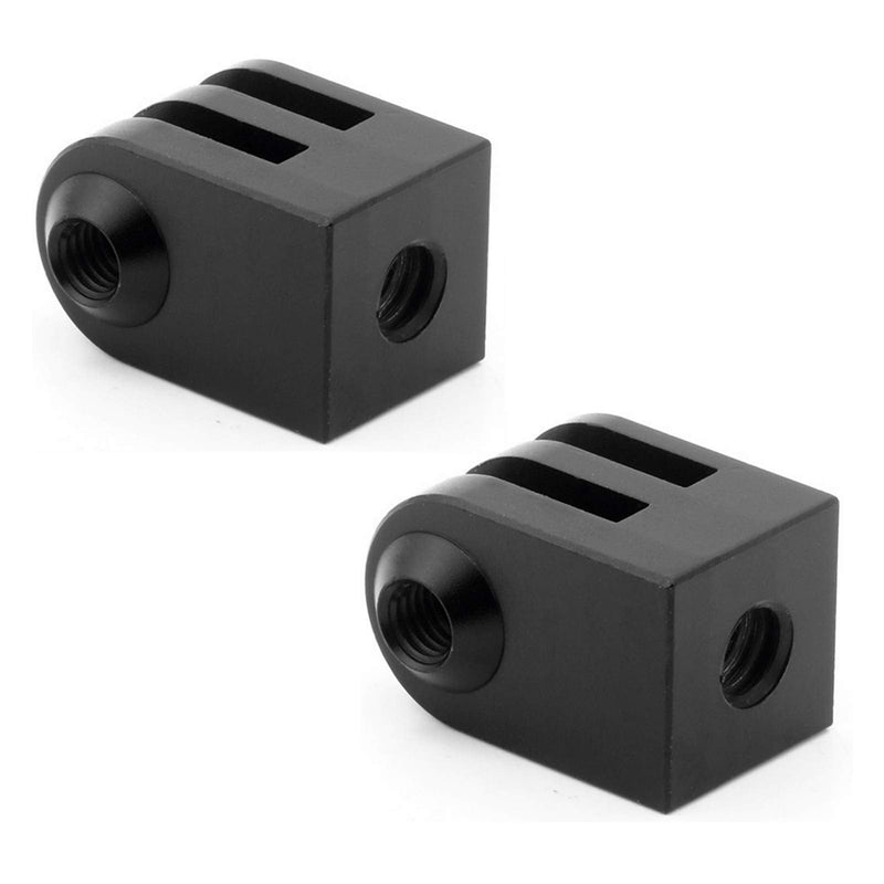 [AUSTRALIA] - 2 Pcs Aluminum Tripod Mount Adapter for GoPro Hero 4 5 6 7 8 9 Black Silver Session, AKASO/Campark/YI & Other Cameras 