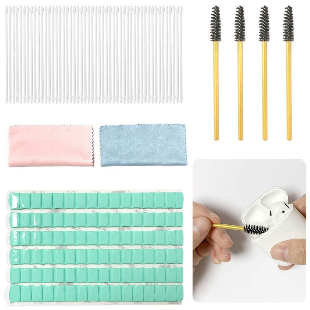 Airpods Cleaning Set, Keyboard Cleaning Kit Airpod Cleaner is Suitable for Smartphone Camera Keyboard Etc 146 Pcs